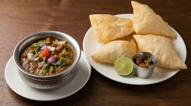 Channa Bhatura Lunch.
