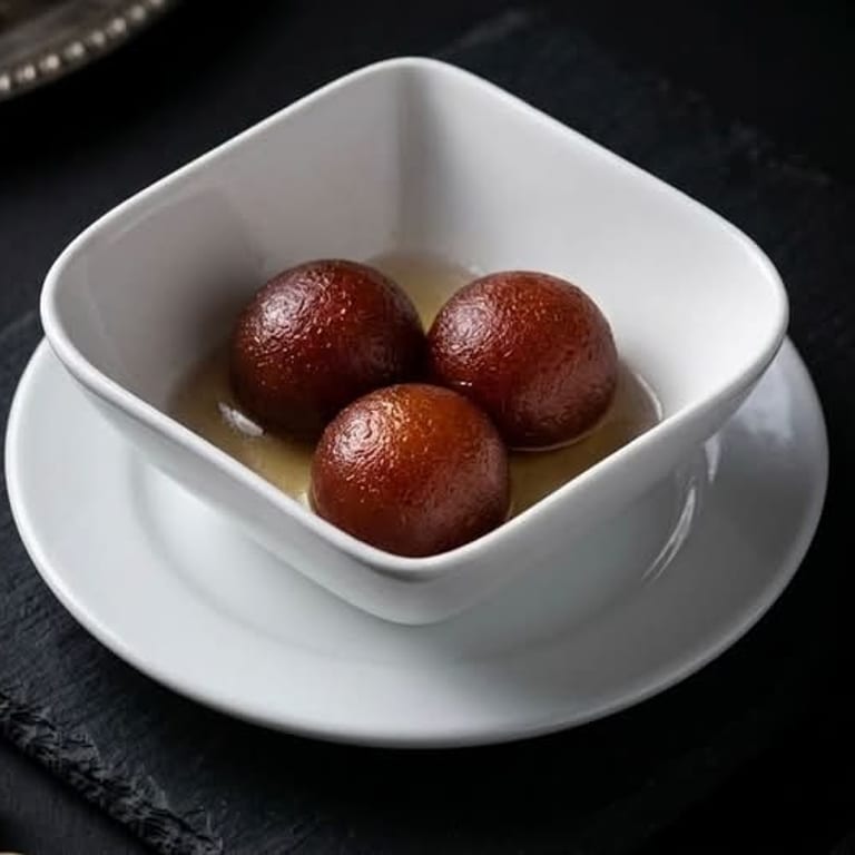 Indulge in our gulab jamun