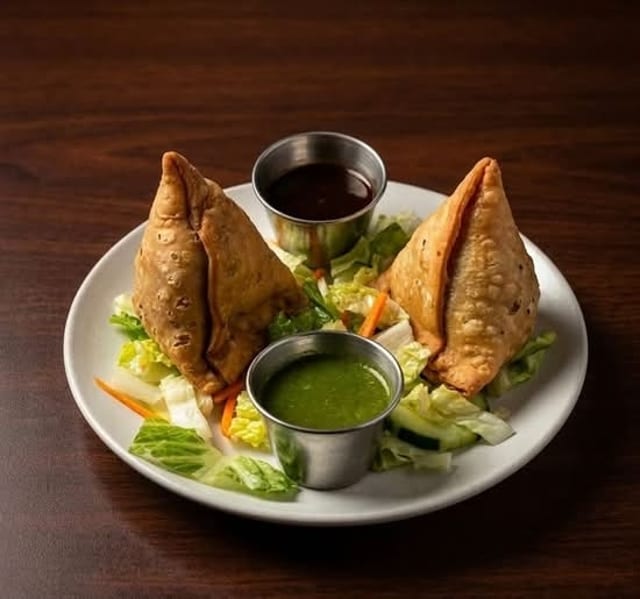 Meat Samosas.